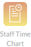 Staff time chart icon