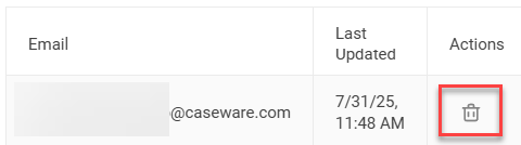 Removing a firm user from Extractly.
