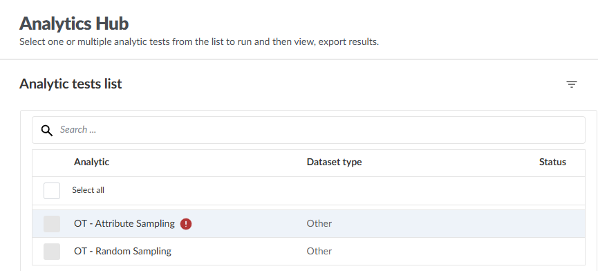 Selecting the sampling method to use on schemaless data.