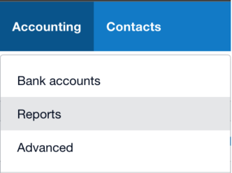 Select Reports from the Accounting menu