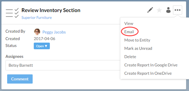Email activity 