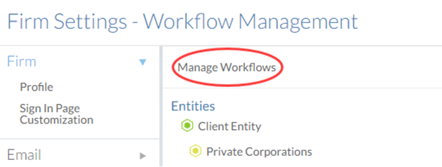 Manage Workflows