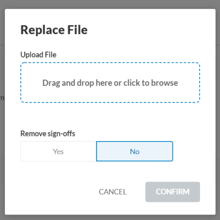 The Replace File dialog.