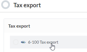 Tax export.
