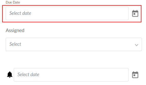 El campo Fecha de vencimiento.