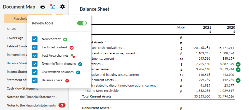 Herramientas de revisión
