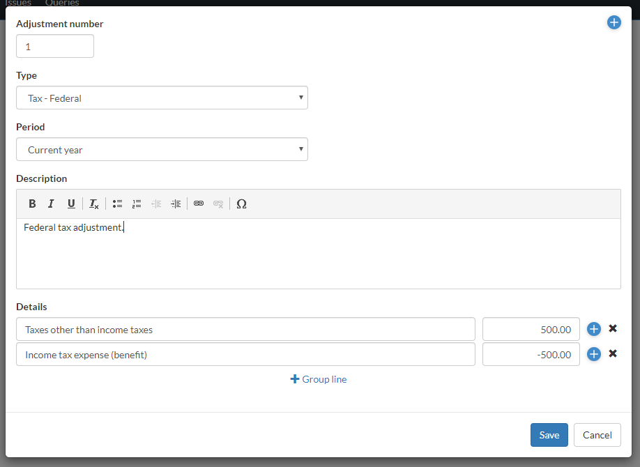 Ajustes después de impuestos 