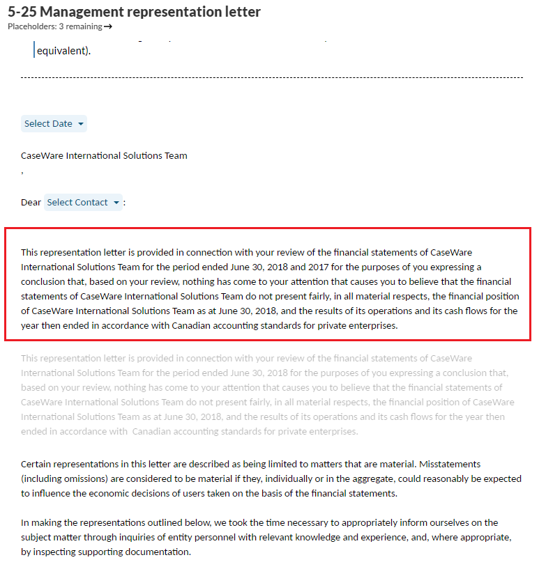 Le paragraphe en surbrillance n'est jamais visible pour les utilisateurs.