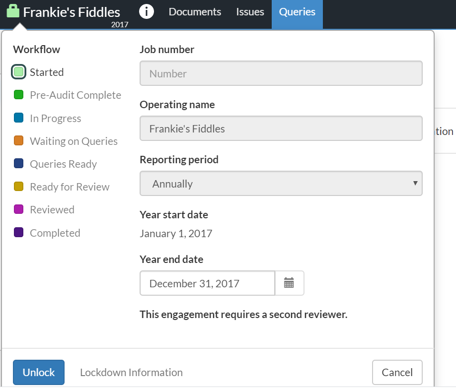 Débloquer l'engagement.
