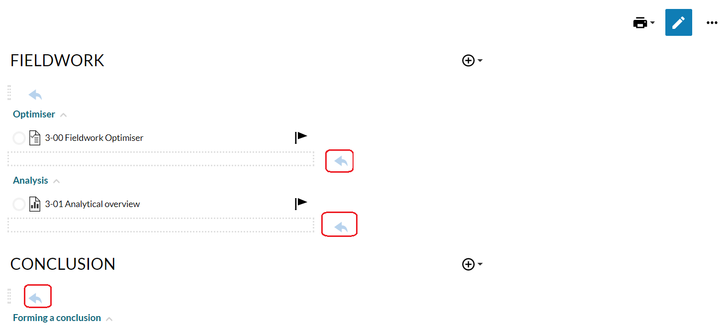Blue arrows mark suggestions for locations to move the folder.