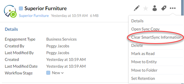 Clear Synchronization Information