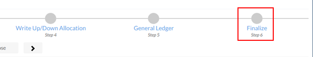 Selecting Finalize alows you to change the status of an invoice from draft to final.