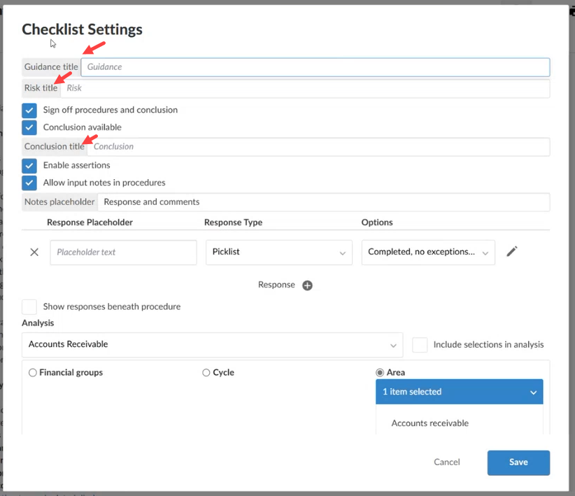 The user interface for selecting options for multilingual support from the Checklist settings.